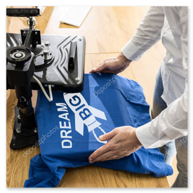 Haftowane logo na koszuli biznesowej