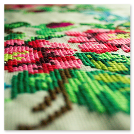 Projekt pod haft – podgląd ściegów i uproszczeń